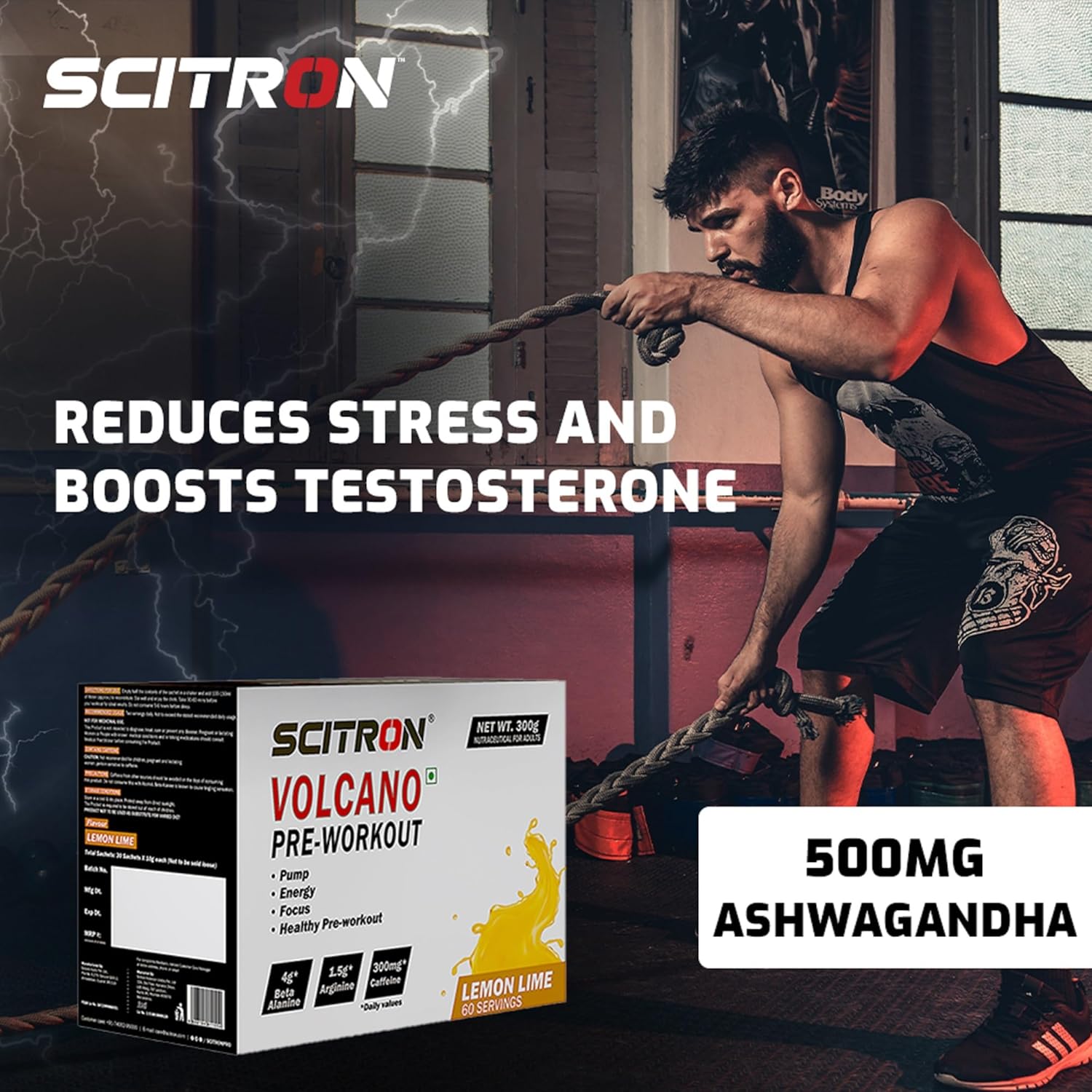 Scitron Volcano Pre Workout 300g
