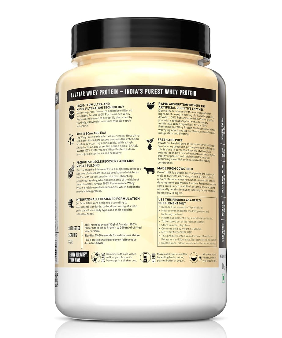 Avvatar 100% Performance Whey 1kg