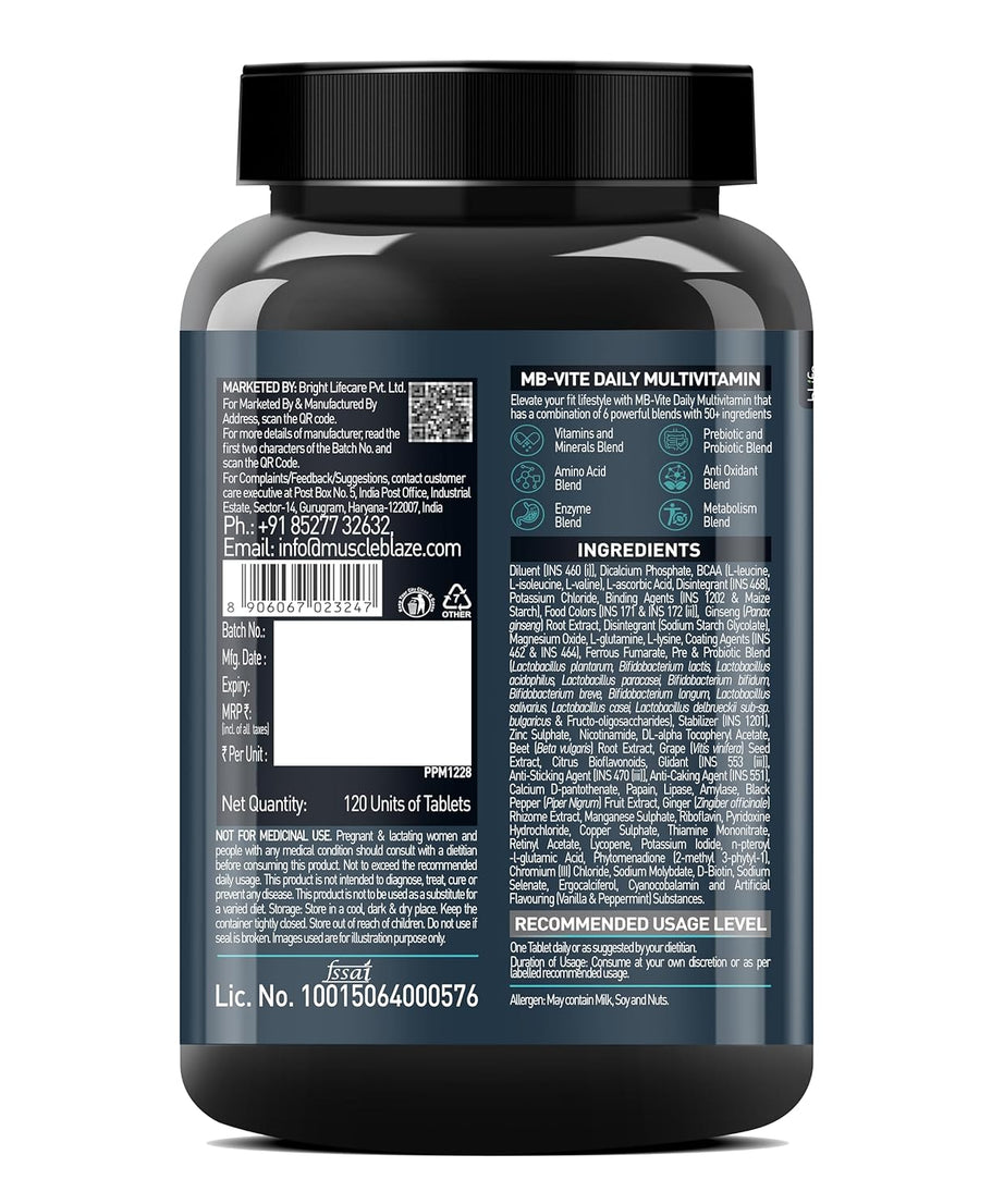 MuscleBlaze-VITE Daily Multivitamin