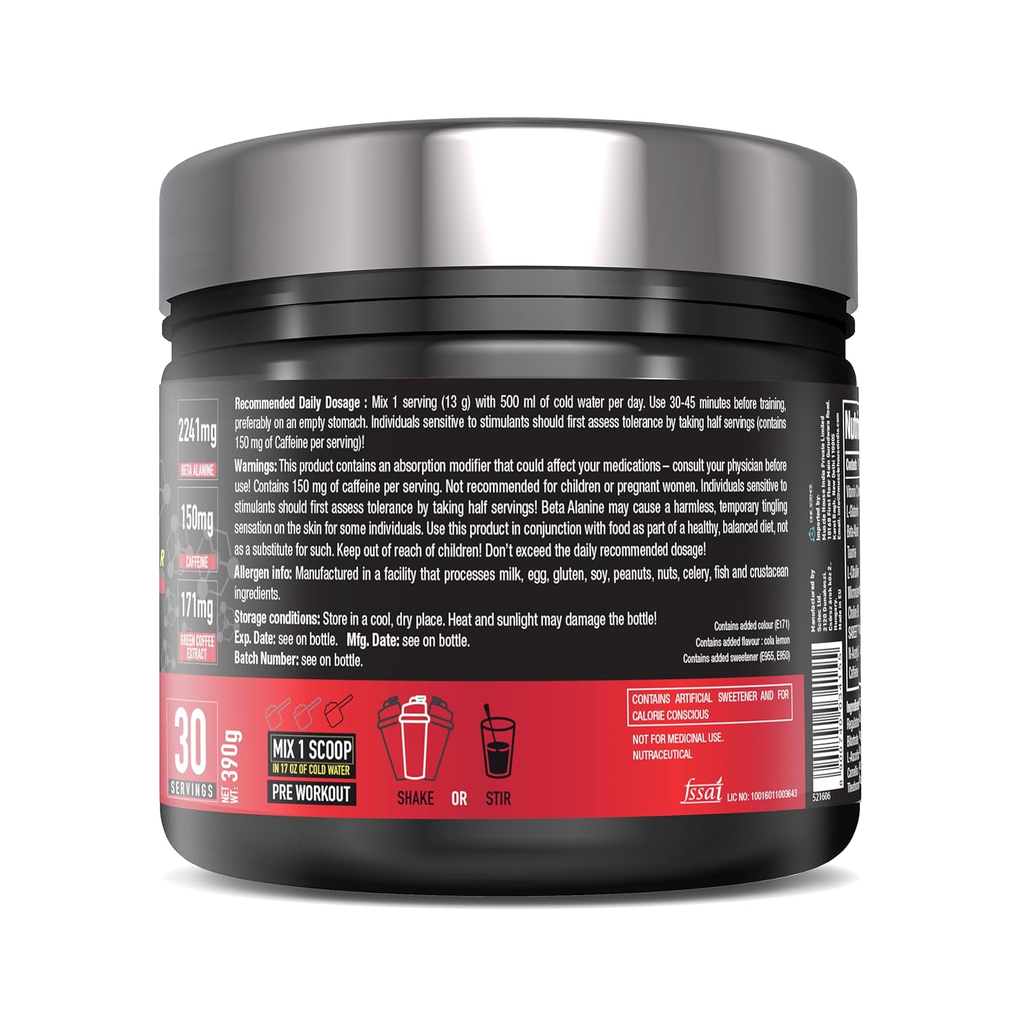 One Science Nutrition Pre-Workout Energy Booster Ghost Mango- 390g