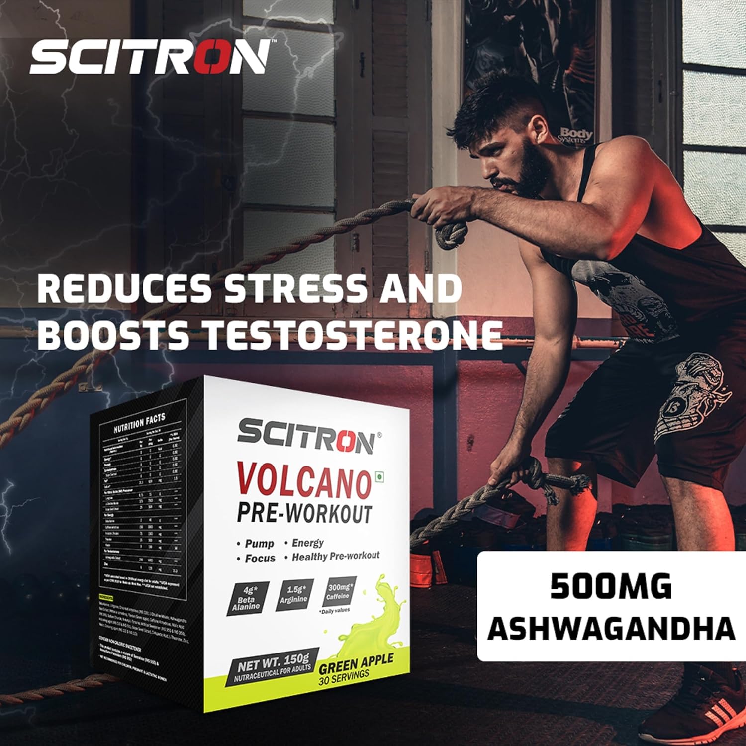 Scitron Volcano Pre Workout 150g
