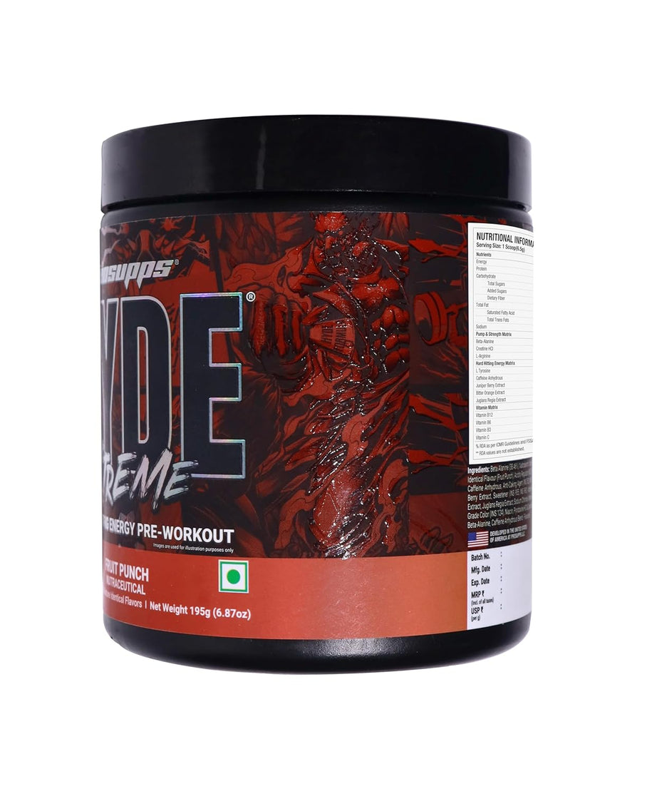 Prosupps Hyde Xtreme Hard Hitting Energy Pre Workout 30servings