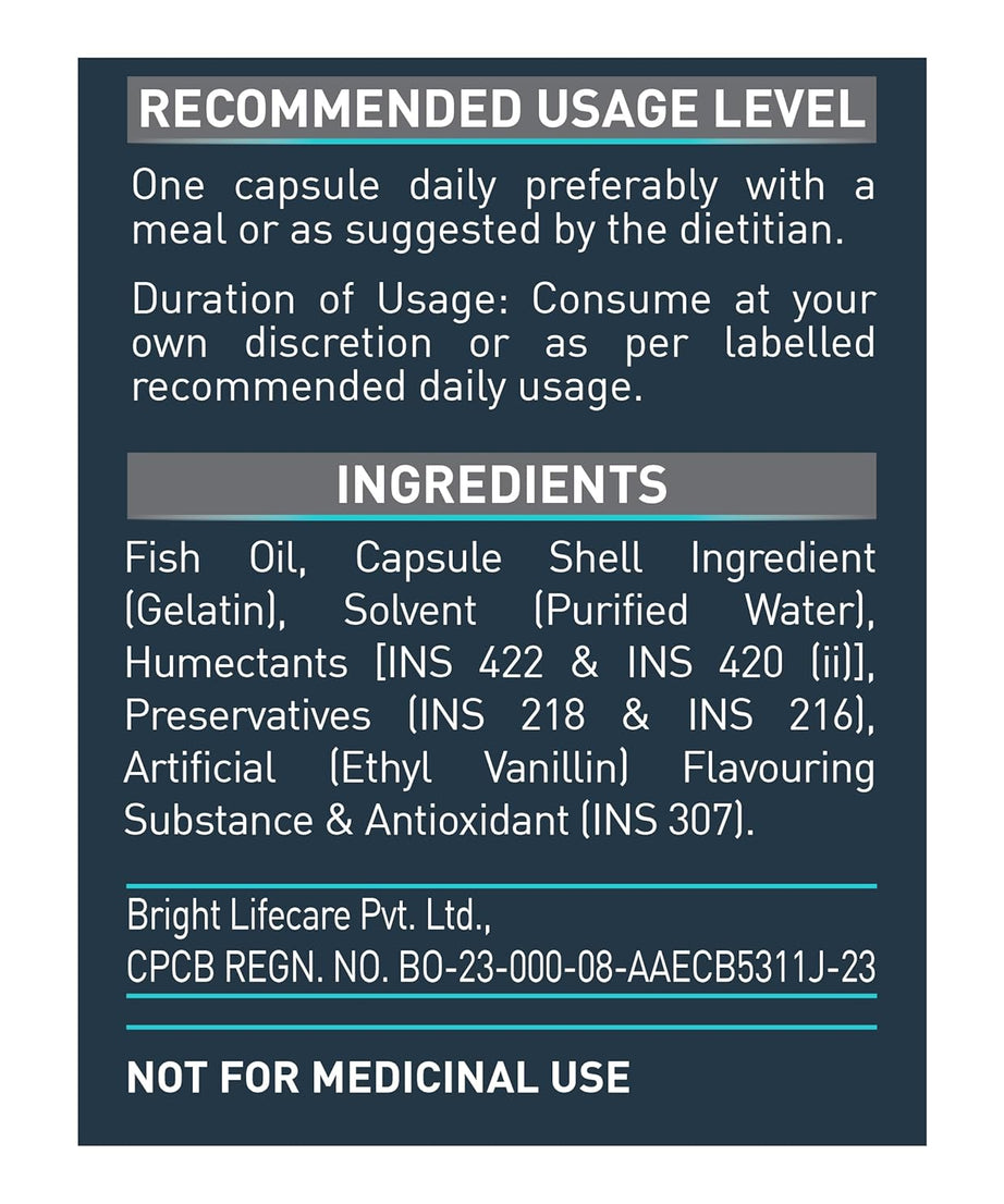 MuscleBlaze Fish Oil 1000mg