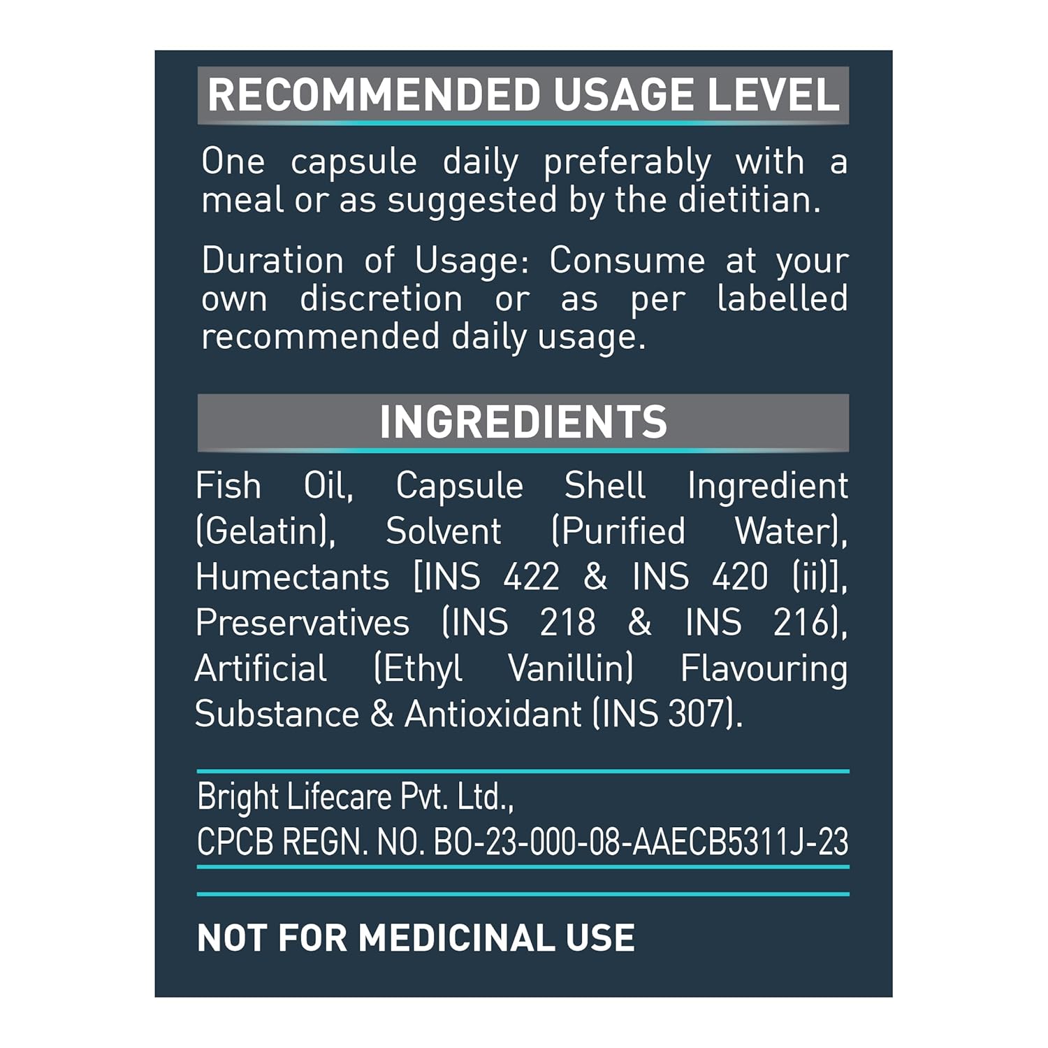 MuscleBlaze Fish Oil 1000mg
