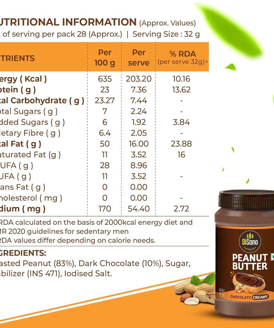 Disano High Protein Peanut Butter 924g