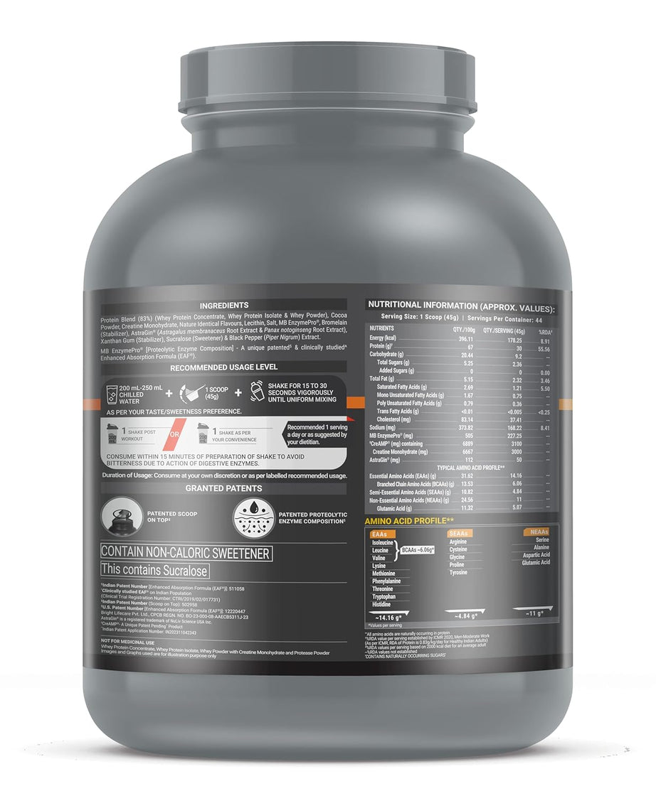 MuscleBlaze Biozyme Whey PR 2kg