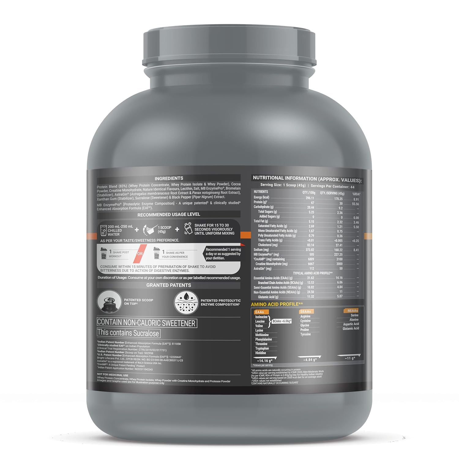 MuscleBlaze Biozyme Whey PR 2kg