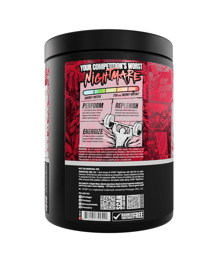 Prosupps Mr Hyde Xtreme Nightmare Pre-Workout 402g