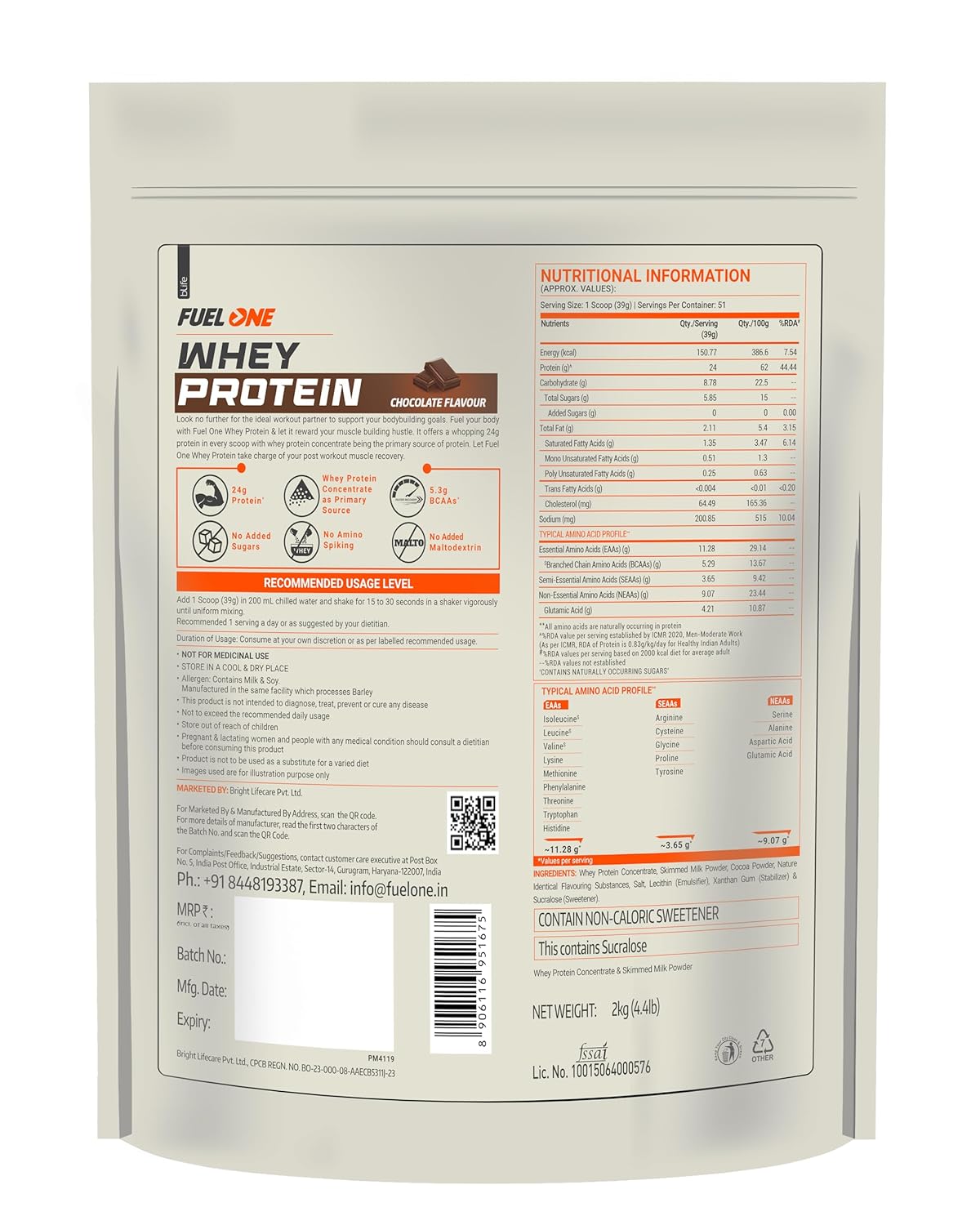 Muscleblaze Fuel One Whey 2kg