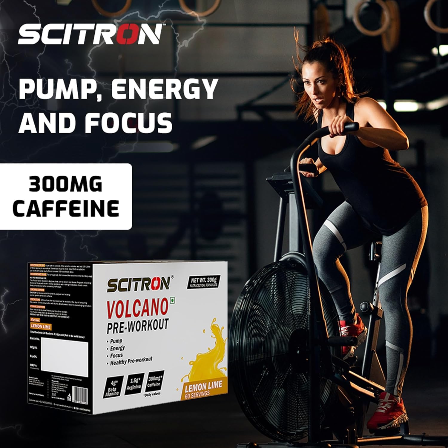 Scitron Volcano Pre Workout 300g