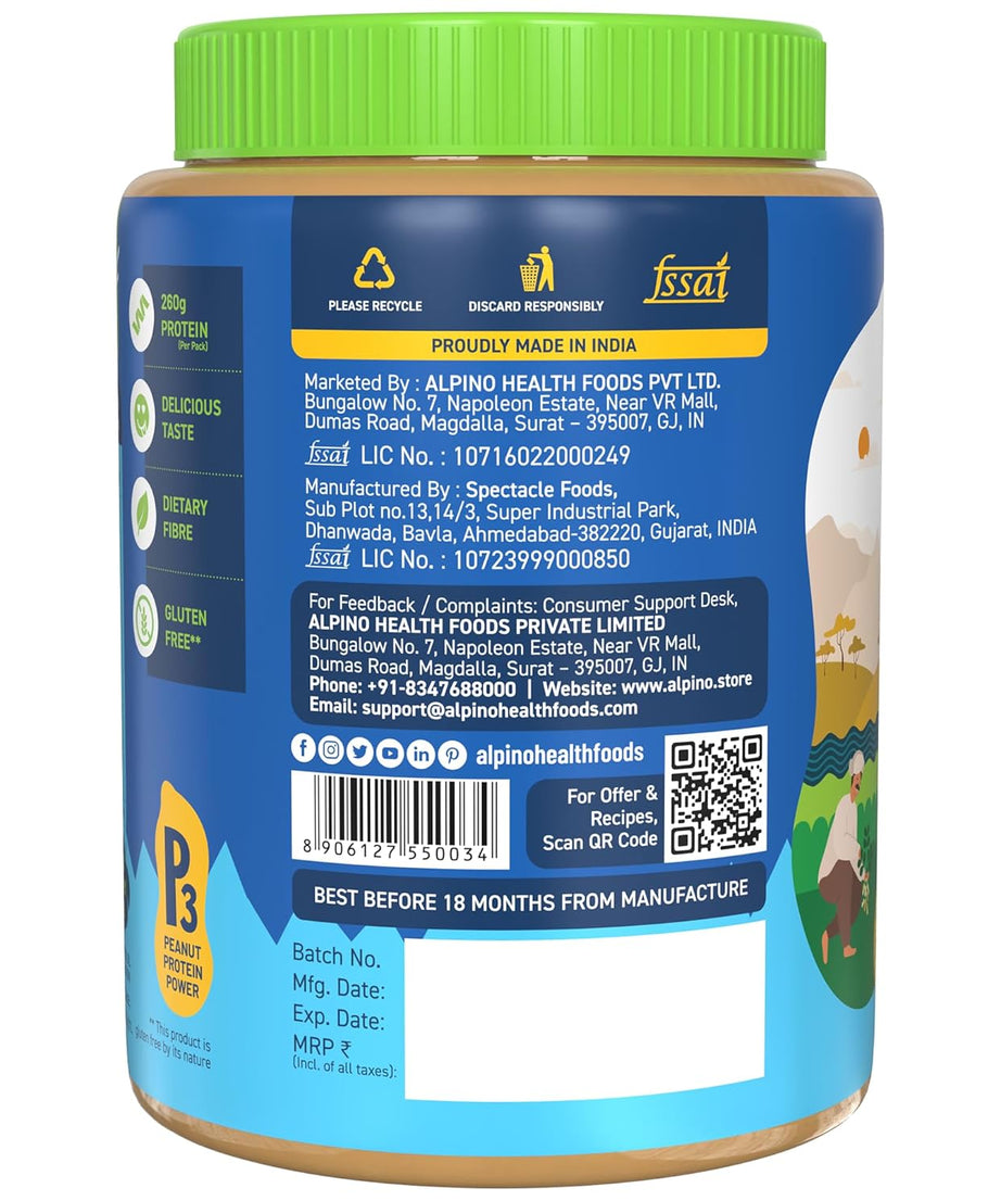 Alpino Classic Peanut Butter Crunch 1kg