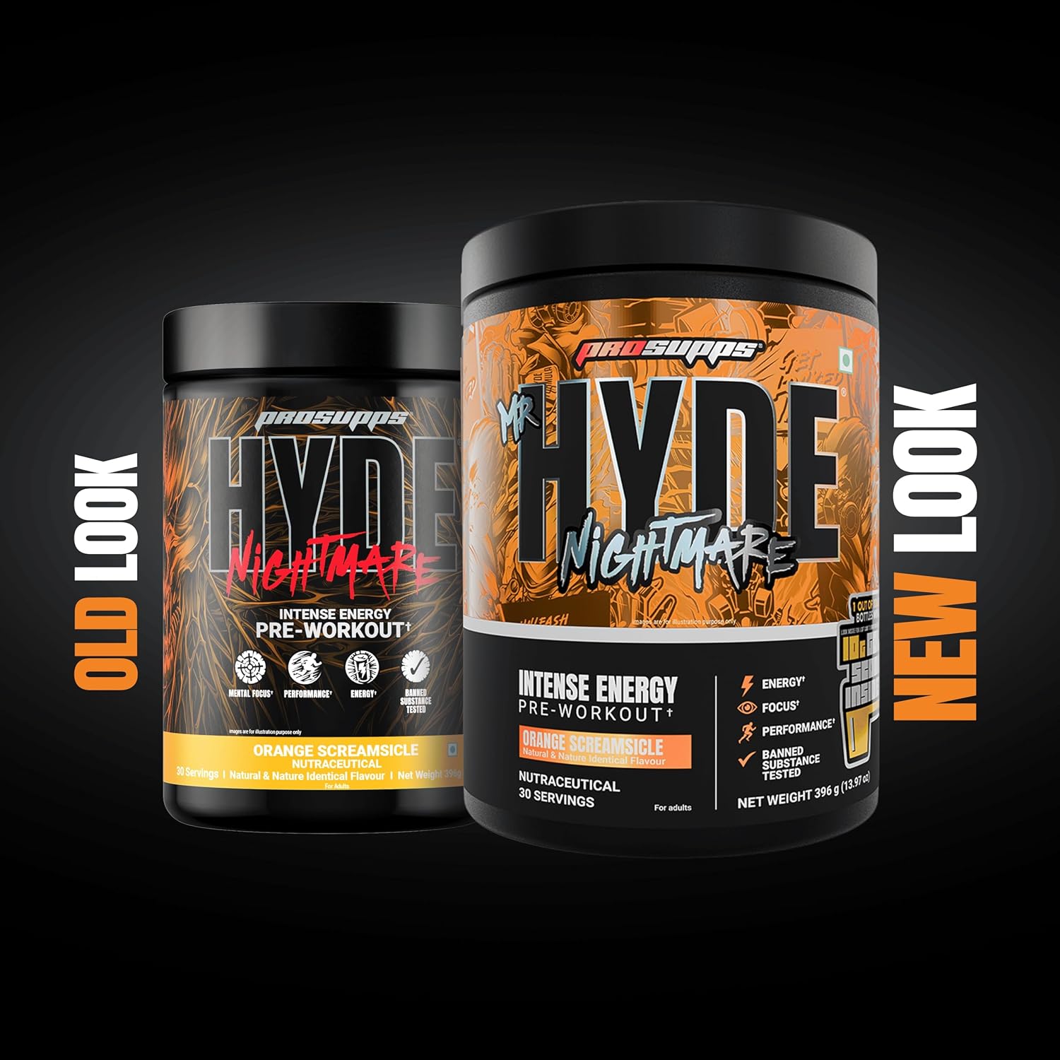 Prosupps Mr Hyde Xtreme Nightmare Pre-Workout 402g