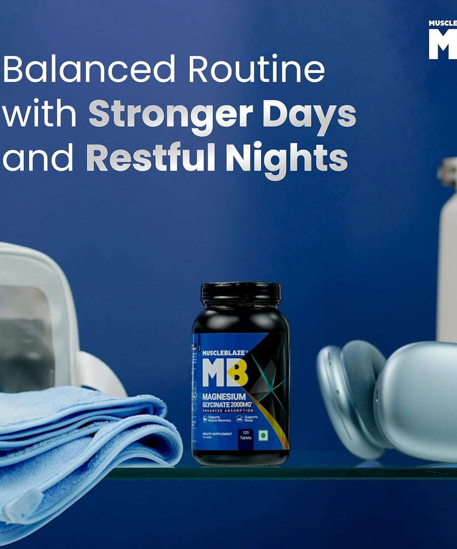 Muscleblaze Magnesium Glycinate 2000 mg