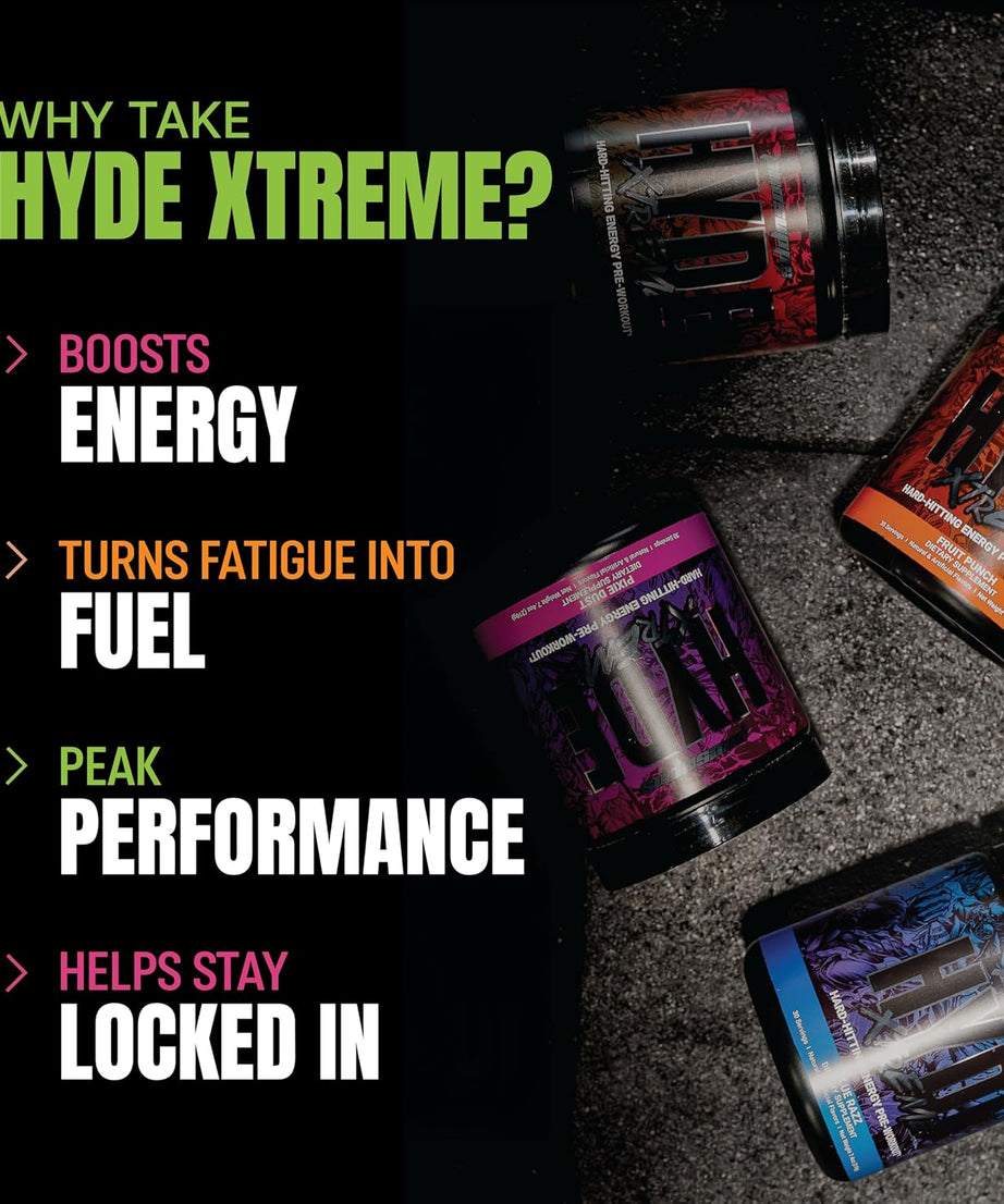 Prosupps Hyde Xtreme Hard Hitting Energy Pre Workout 30servings