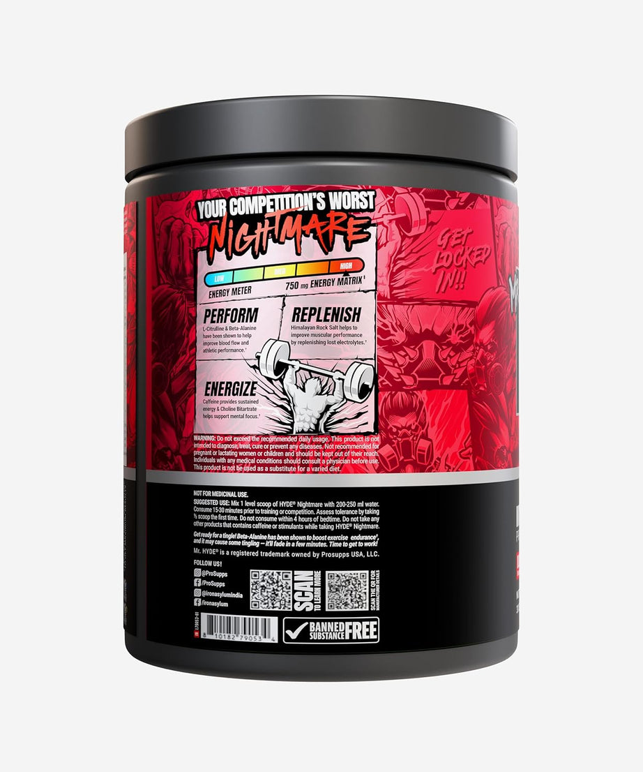 Prosupps Mr Hyde Xtreme Nightmare Pre-Workout 402g