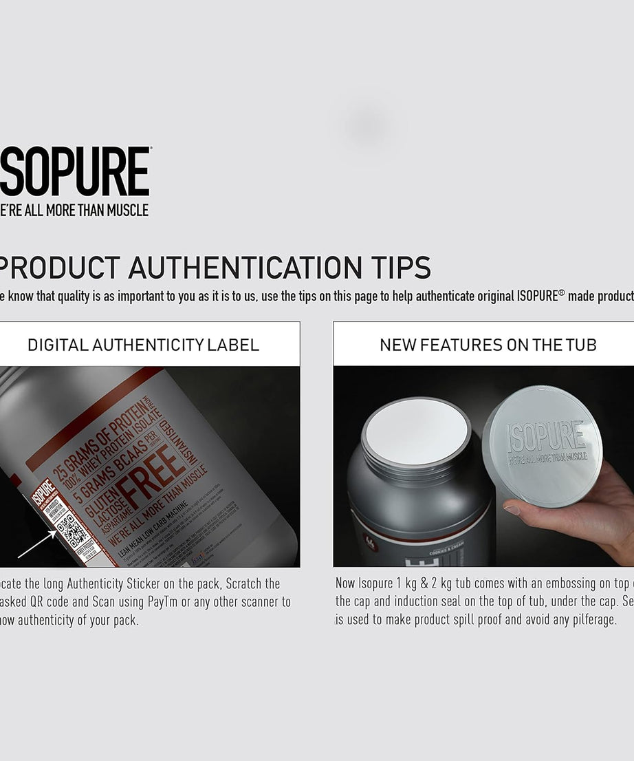 Isopure Low carb Whey Isolate 1kg
