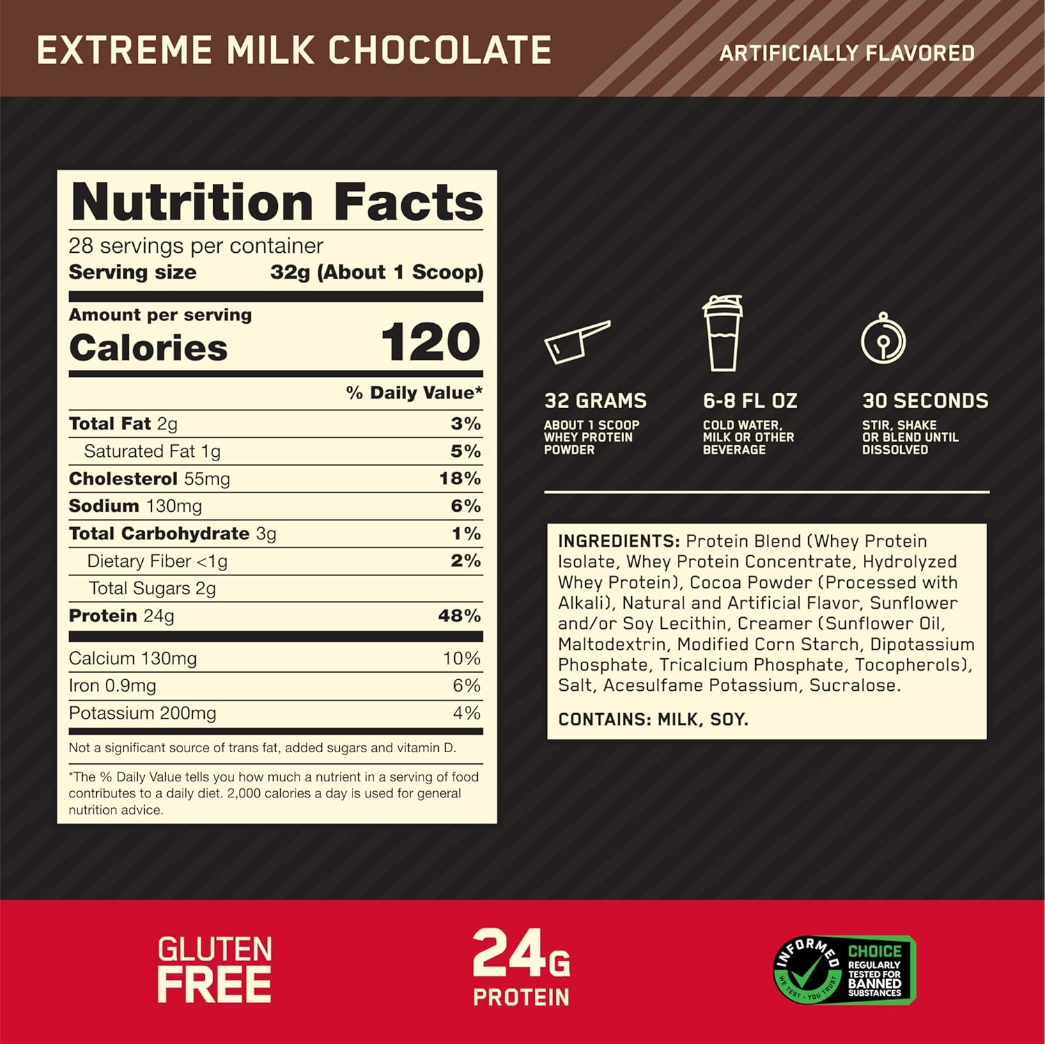 Optimum Nutrition Gold Standard 100% Whey 907g
