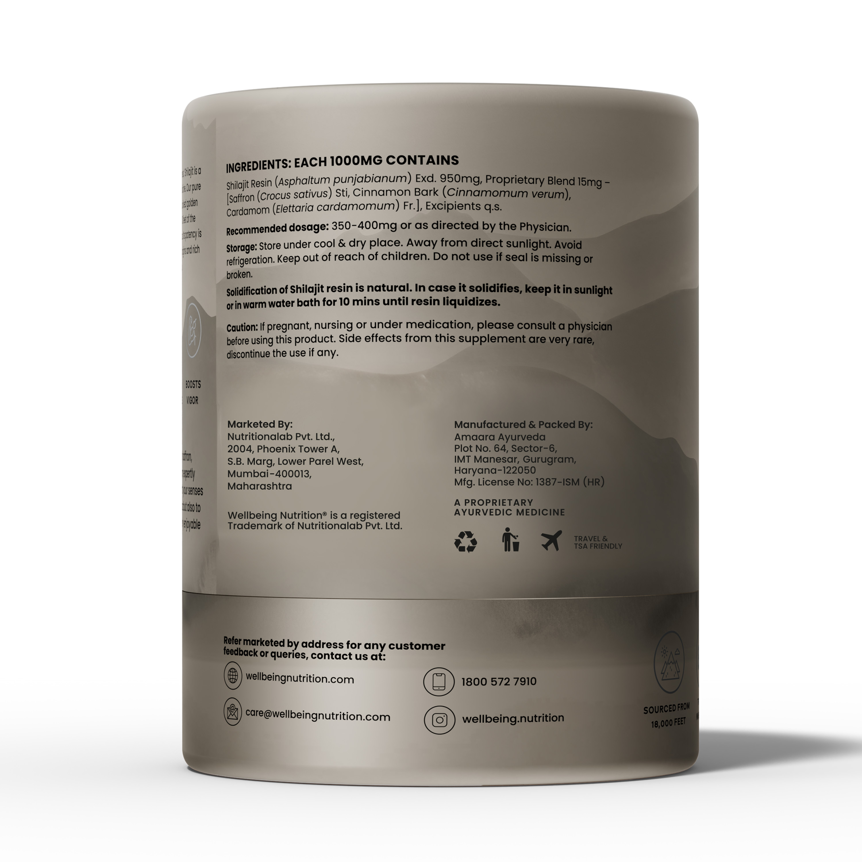 Wellbeing Nutrition Shilajit 10g