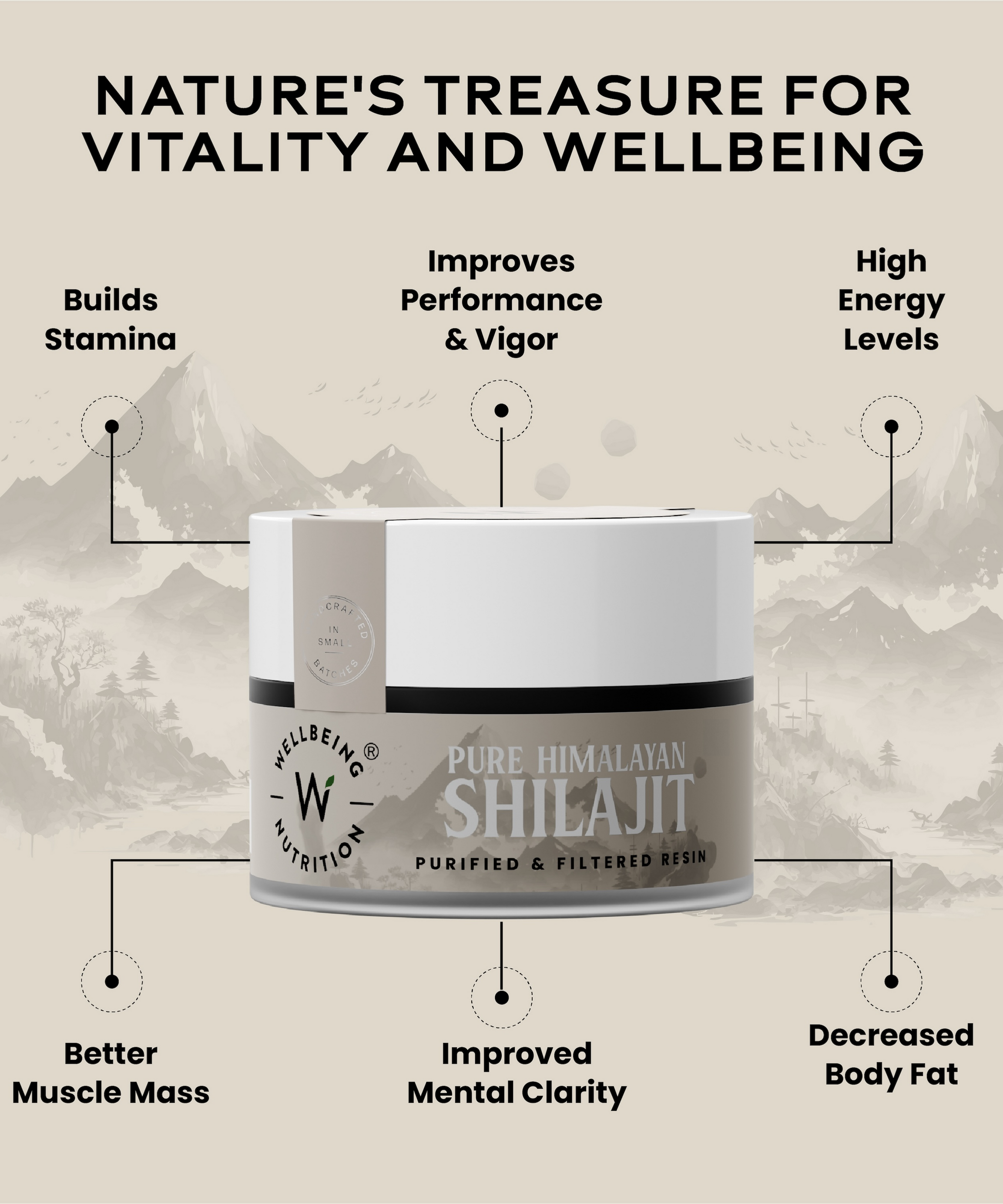 Wellbeing Nutrition Shilajit 10g