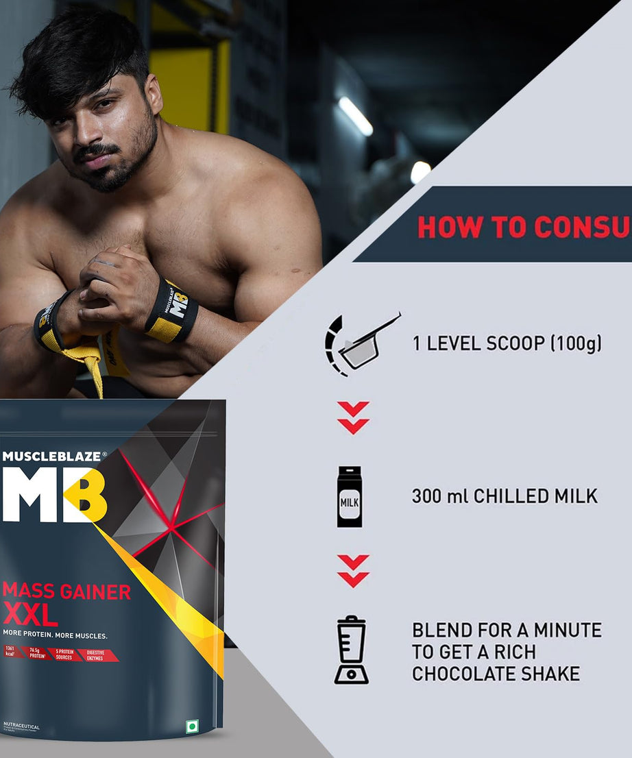 MuscleBlaze Mass Gainer XXL 1kg