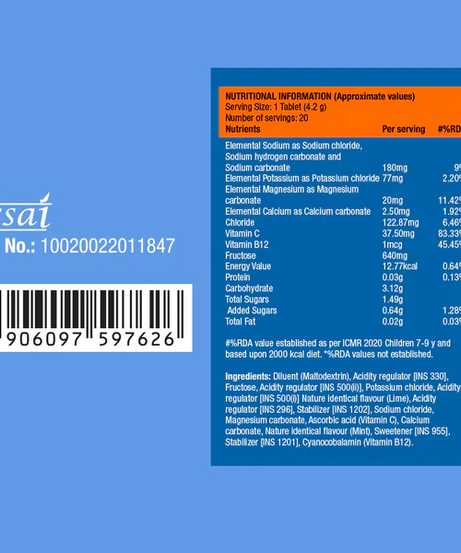 Fast&Up Reload Instant Electrolytes 20 Effervescent Tablets