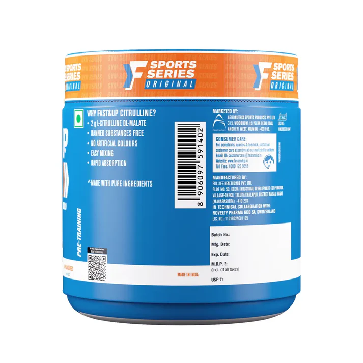 Fast&Up Citrulline Malate 2:1 Unflavoured