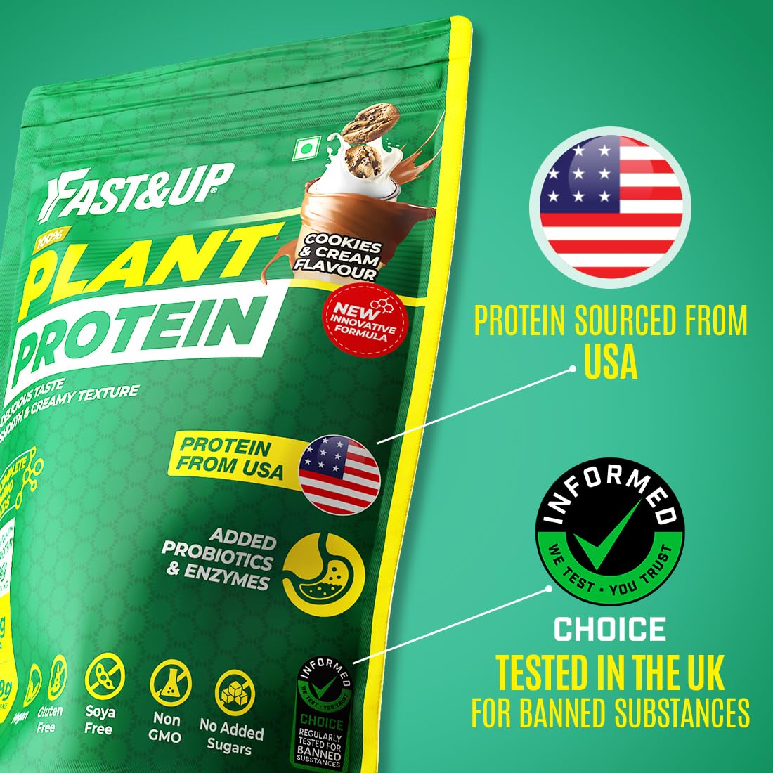 Fast&Up Plant Based Protein 900g