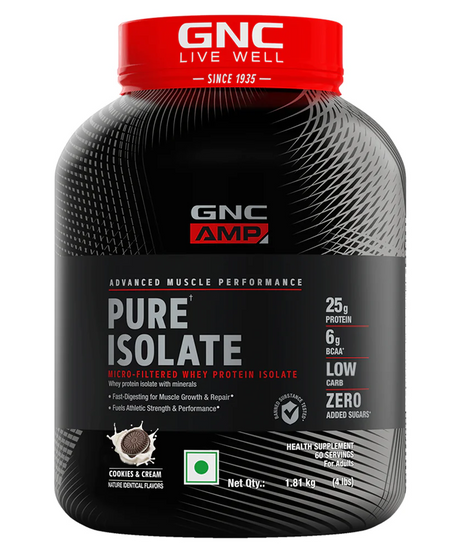 GNC AMP Advanced Muscle Performance Pure Isolate Cookies&Cream 1.81kg