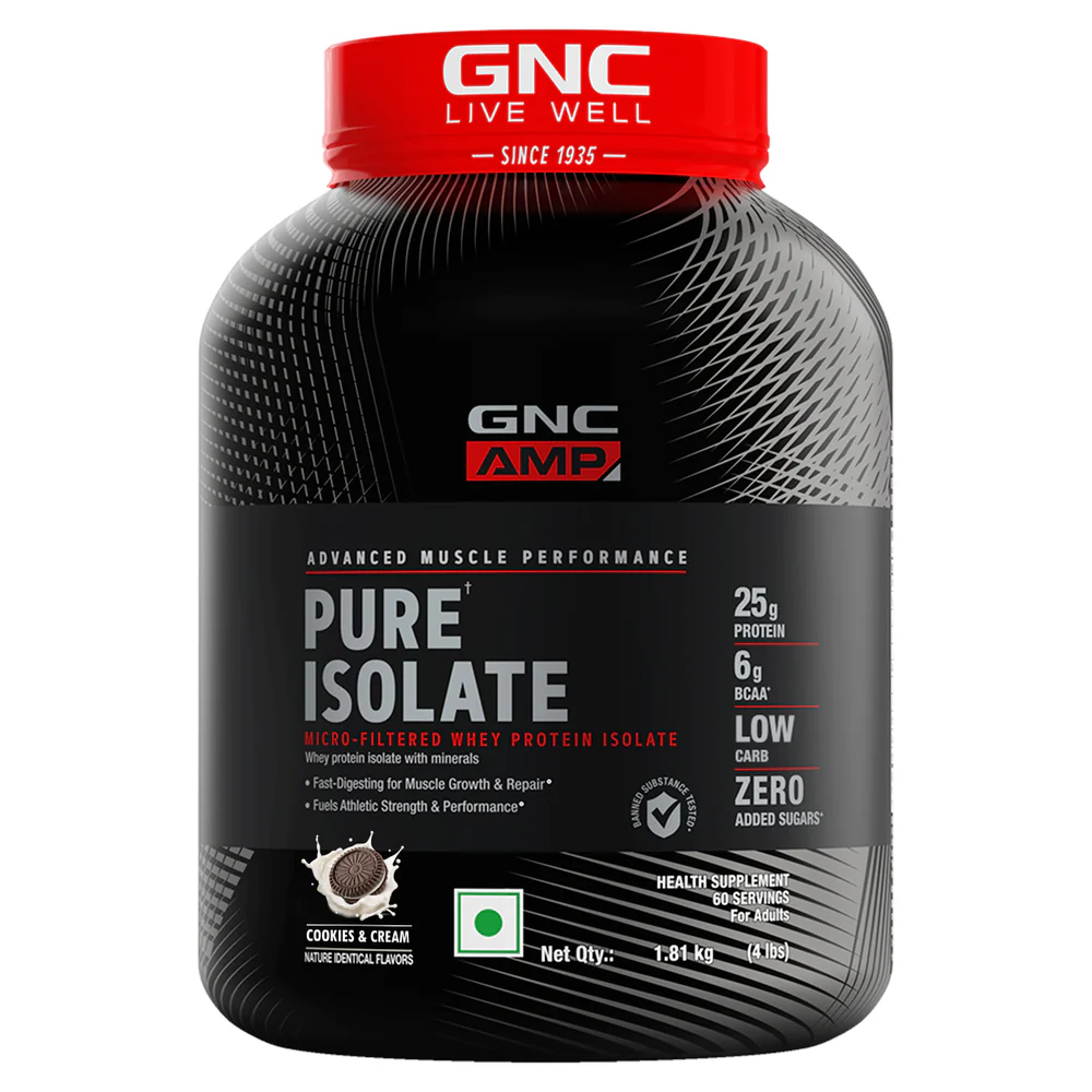 GNC AMP Advanced Muscle Performance Pure Isolate Cookies&Cream 1.81kg