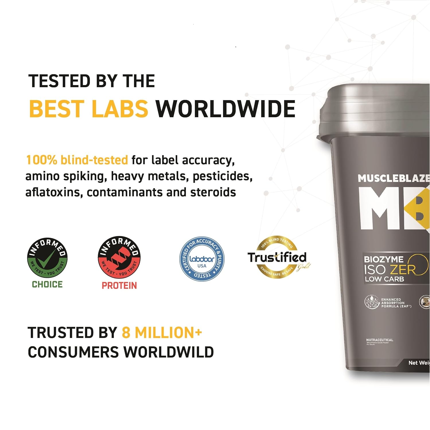 Muscleblaze Biozyme Iso Zero Low Carb Ice Cream 4kg