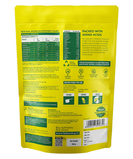 Fast&Up 100% Plant Protein 1kg