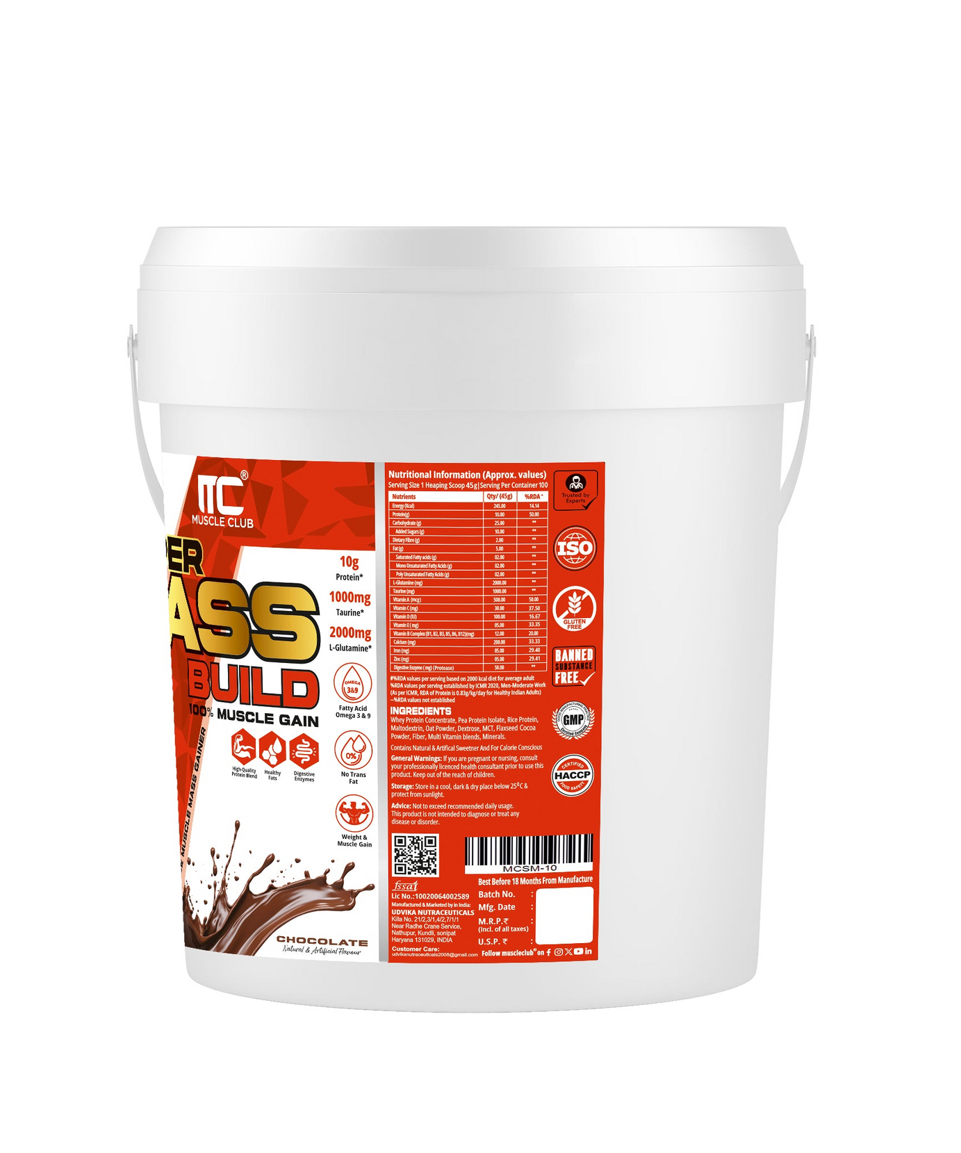Muscle Club Super Mass Build 5kg