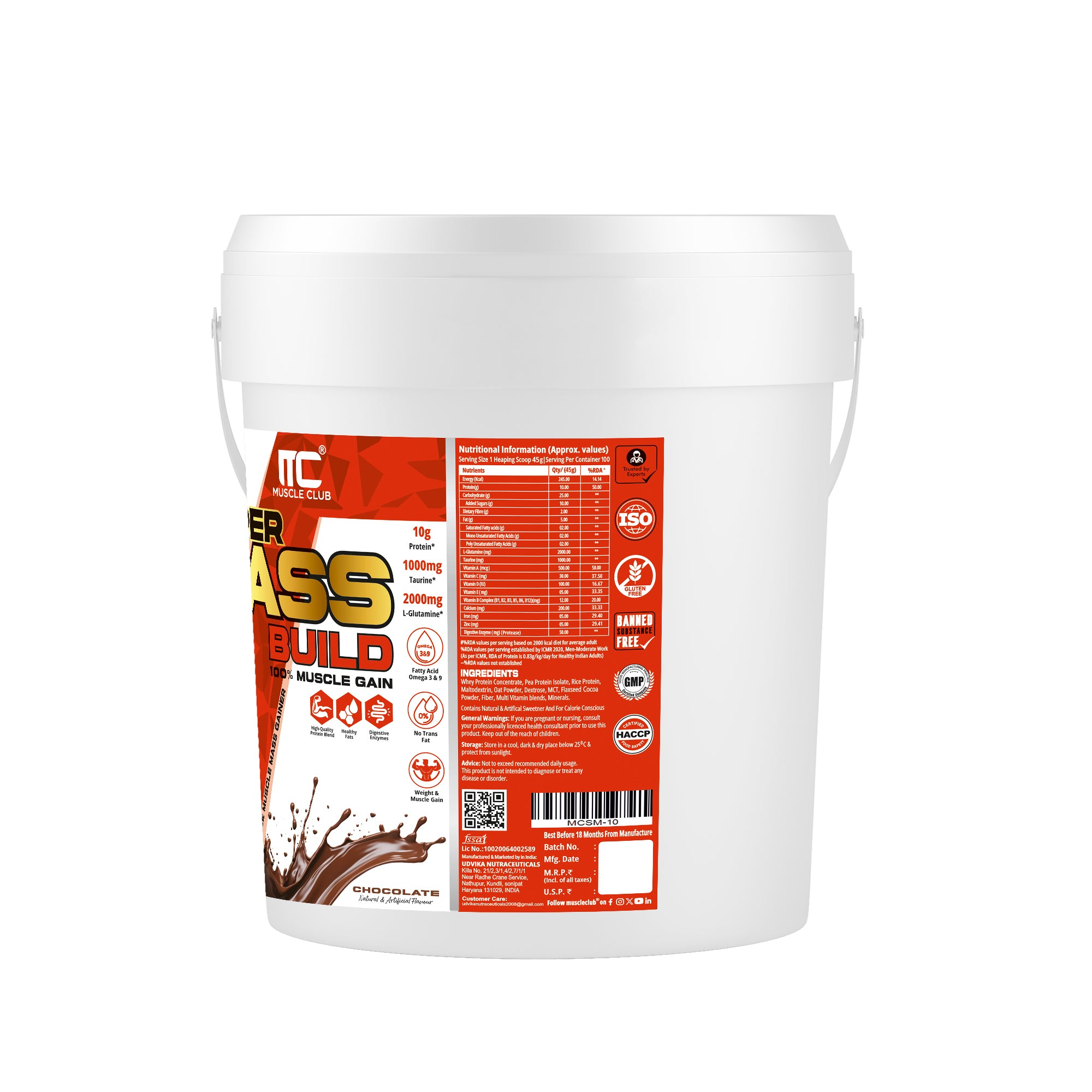 Muscle Club Super Mass Build 5kg