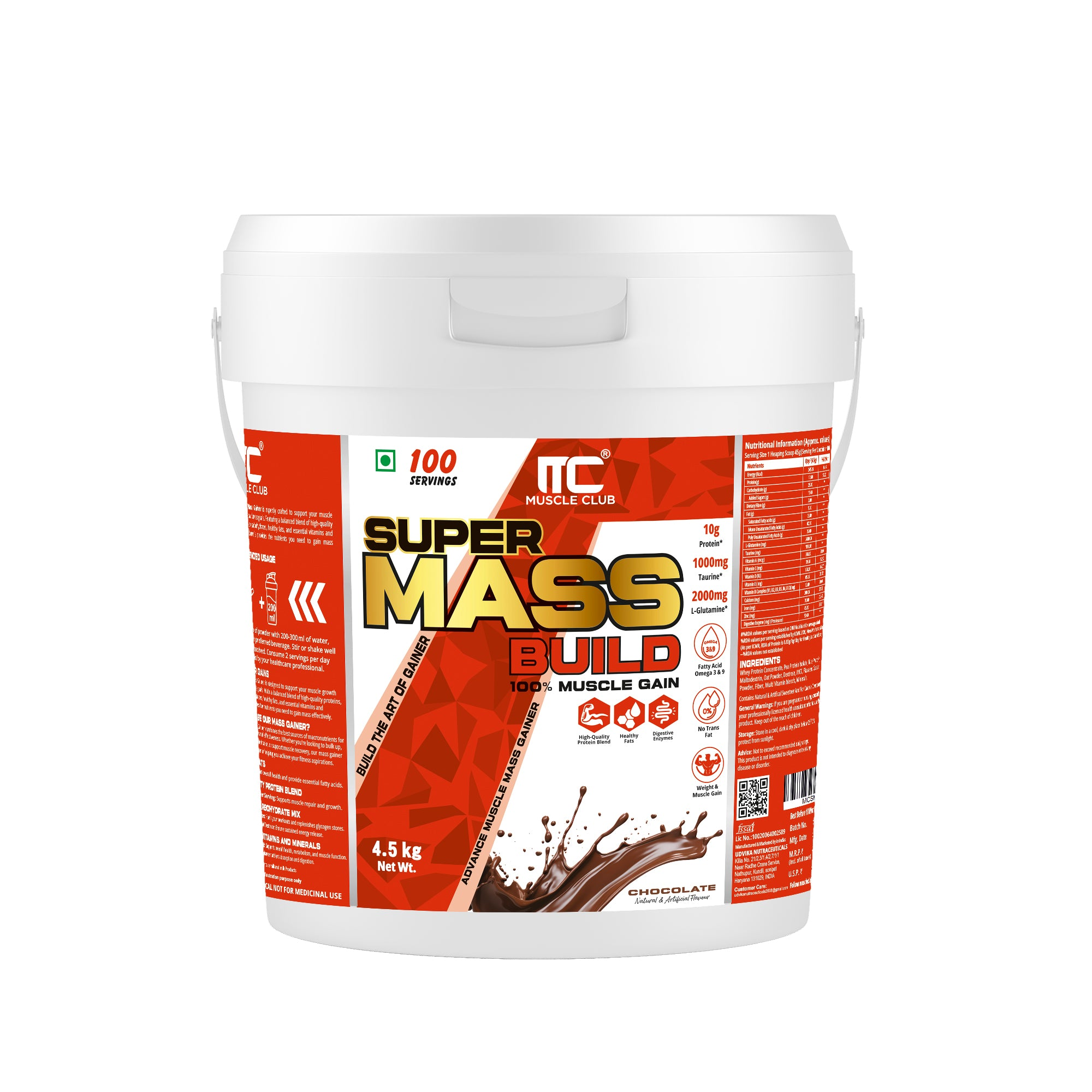 Muscle Club Super Mass Build 5kg
