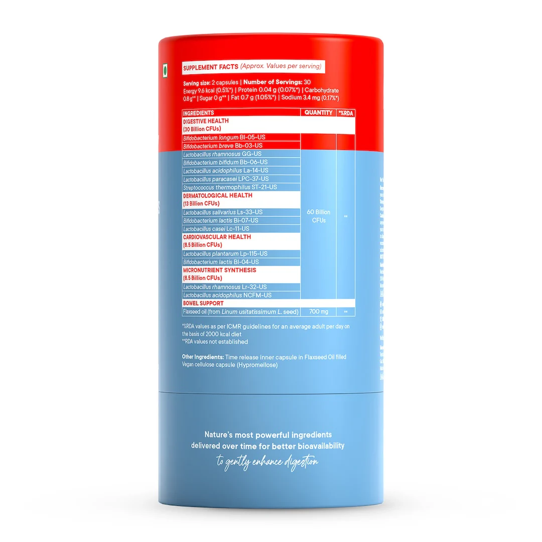 Wellbeing Nutrition Extra Strength Daily Probiotics