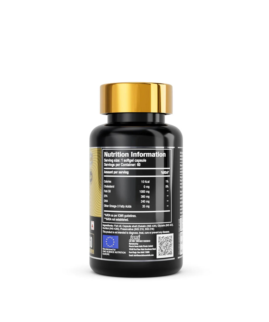One Science Nutrition Daily Multivitamin + One Science Nutrition Omega-3 Alaskan Fish Oil
