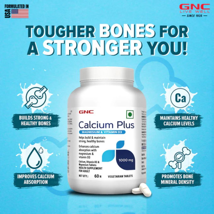 GNC Calcium Plus 1000mg