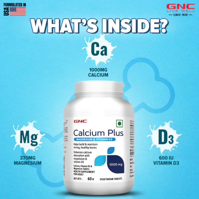 GNC Calcium Plus 1000mg
