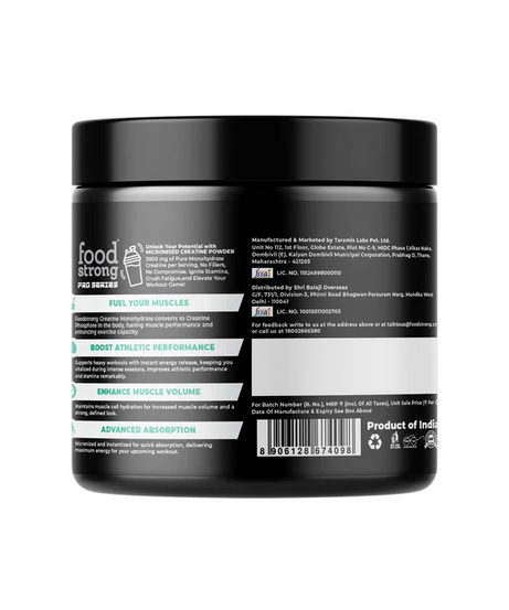 Foodstrong Micronized Creatine Monohydrate 100g