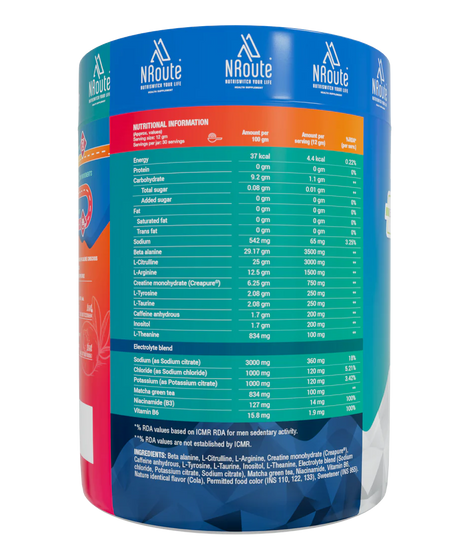 N Route Fire Fuel Pre-Workout 360g