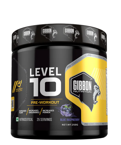 Gibbon Nutrition Level 10 Pre-Workout 250g