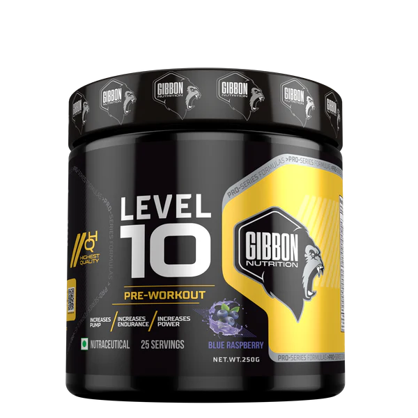 Gibbon Nutrition Level 10 Pre-Workout 250g