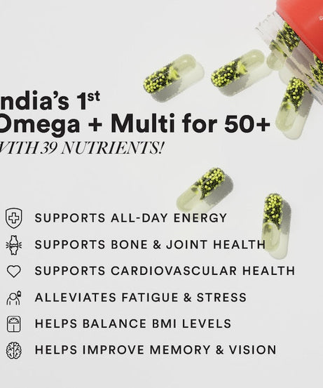 Wellbeing Nutrition Slow Multi + Omega for 50+