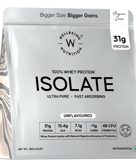 Wellbeing Nutrition 100% Whey Protein Isolate 2kg