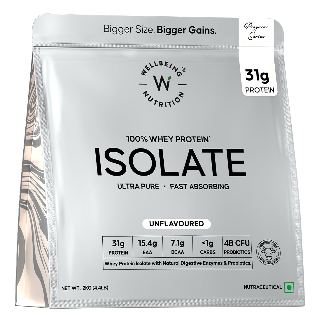 Wellbeing Nutrition 100% Whey Protein Isolate 2kg