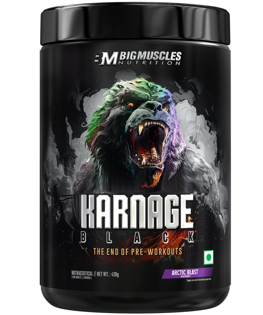 Big Muscles Karnage Black Pre-Workouts 420g