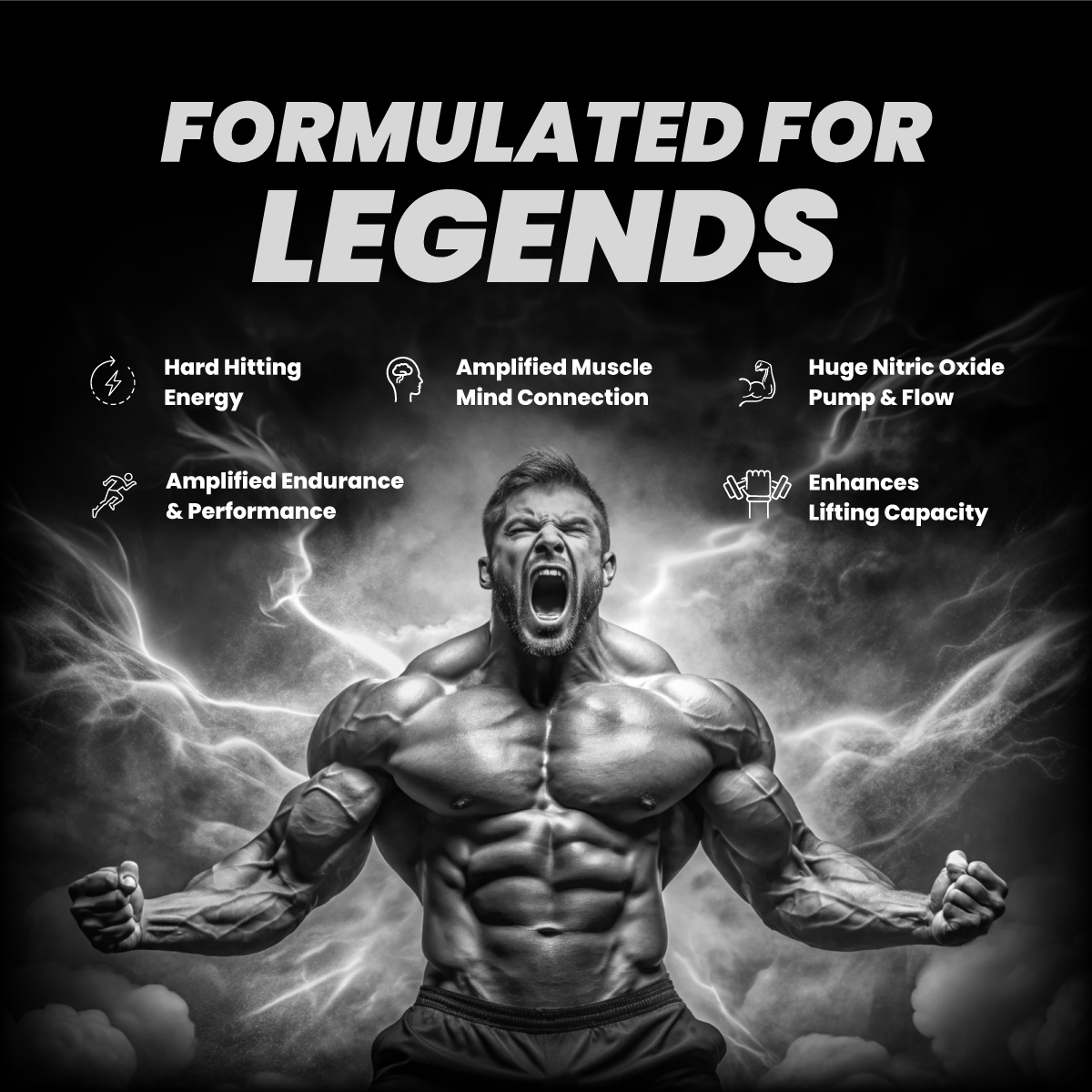 Big Muscles Karnage Black Pre-Workouts 420g