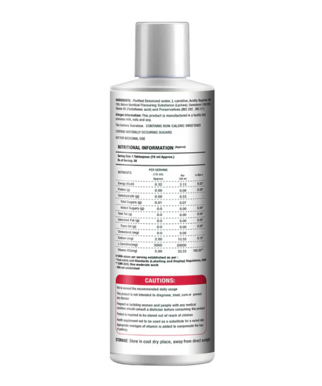 Foodstrong L-Carnitine 3000mg 450ml