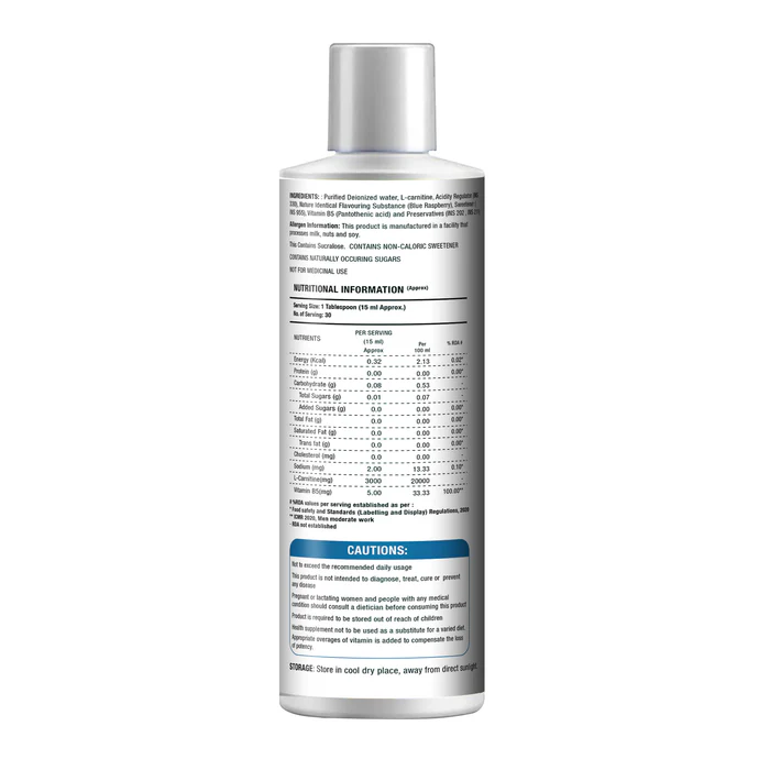 Foodstrong L-Carnitine 3000mg 450ml