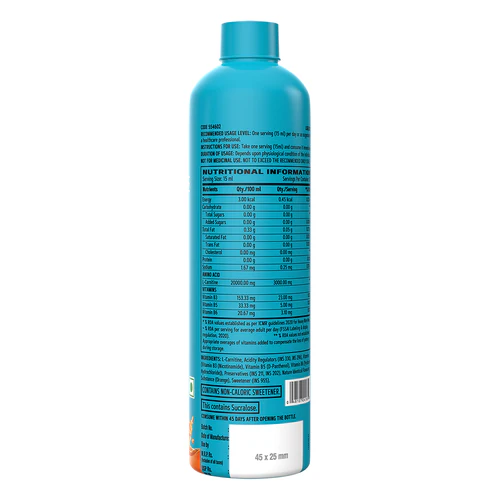 GNC Total Lean Triple Strength L-Carnitine 3000 Mg Liquid 450ml